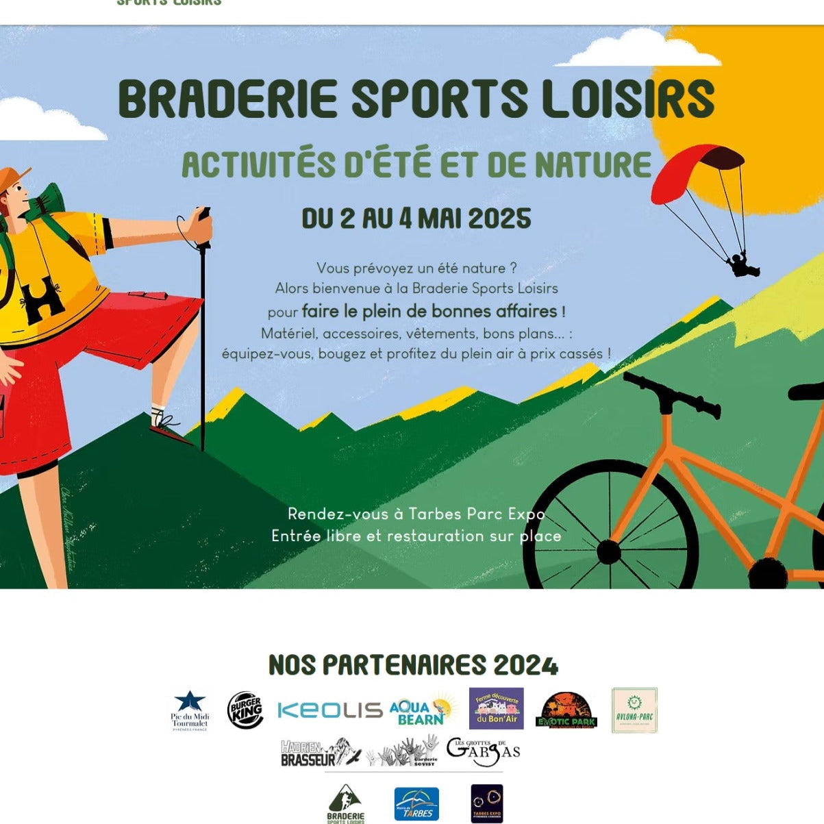 Garderie SOVIST à la Braderie des Sports d'Été