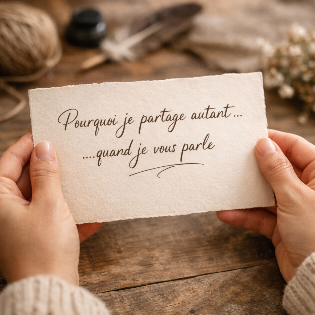 Lettre ouverte sur ma façon de faire sans filtre