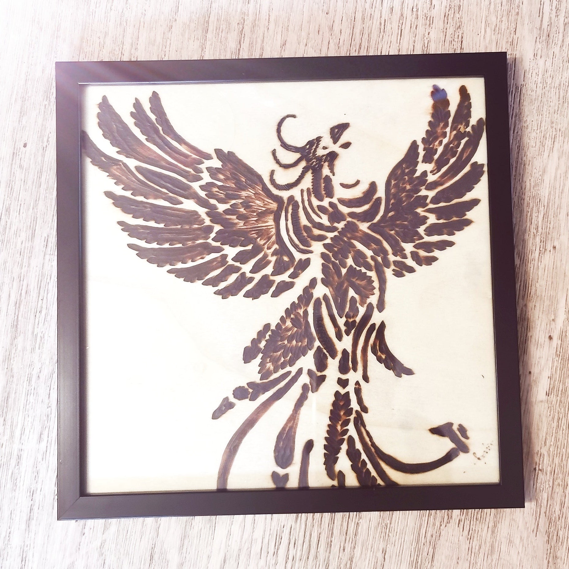 Pyrogravure sur Bois Artisanale Fait Main