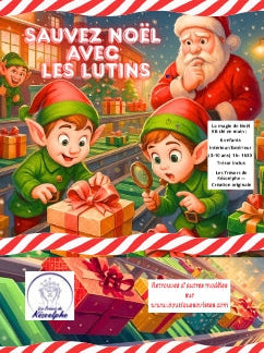 Kit Chasse au Trésor Sauvez Noël avec les Lutins face