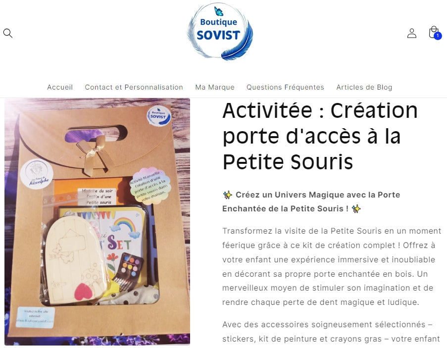 Activité Création porte d'accès à la Petite Souris