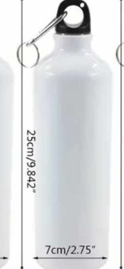 Gourde a sublimé 750 ml à personnalisé exemple 3