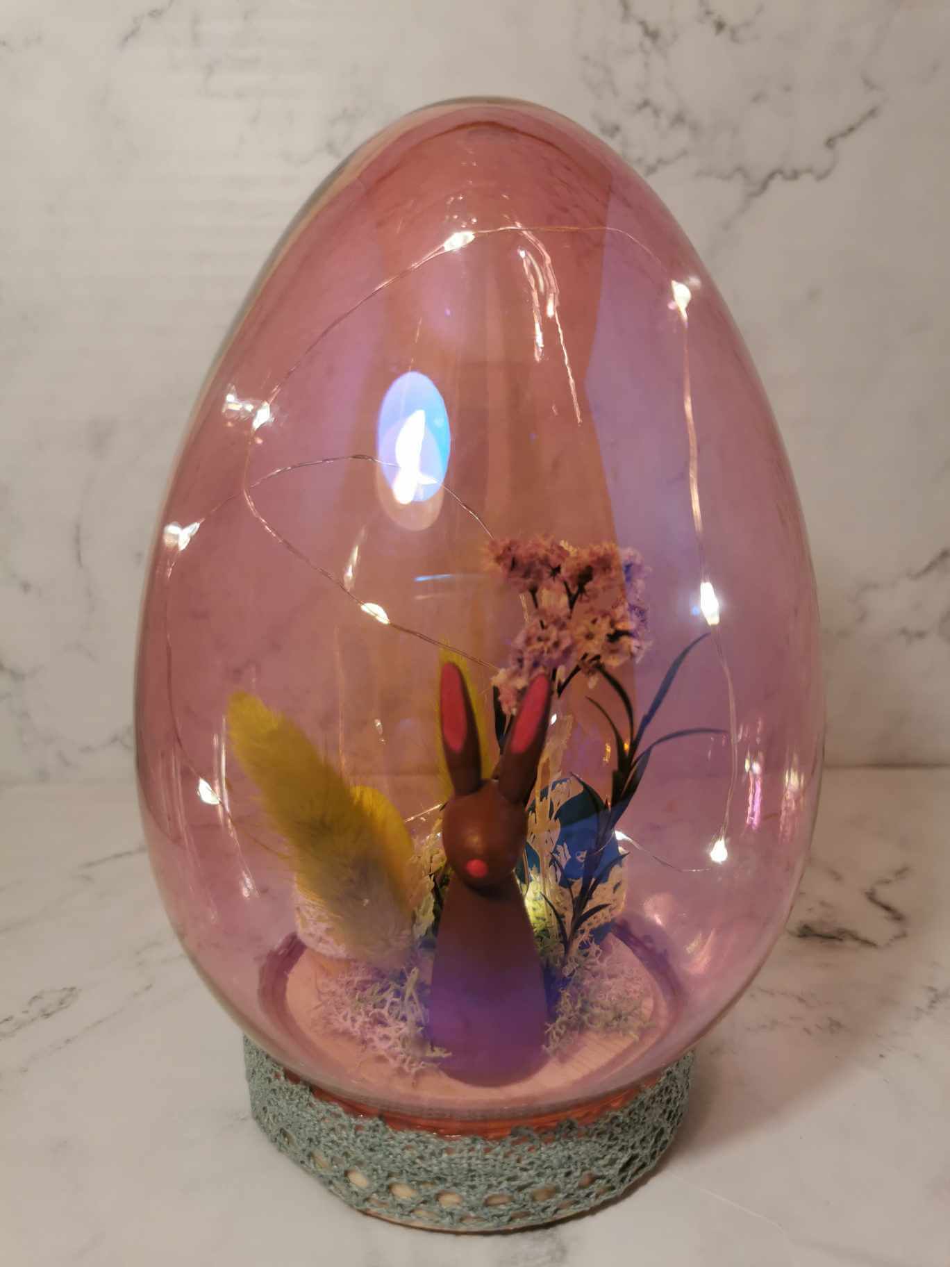Lampe led décorative thème Pâques vue 1