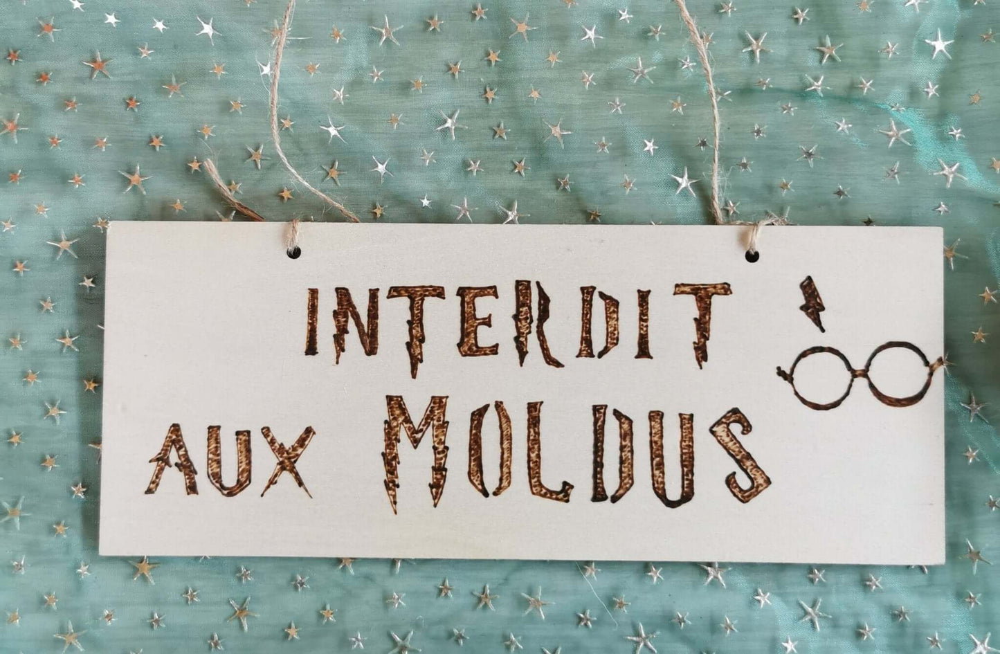 Plaque de décoration thème Interdit MOLDUS