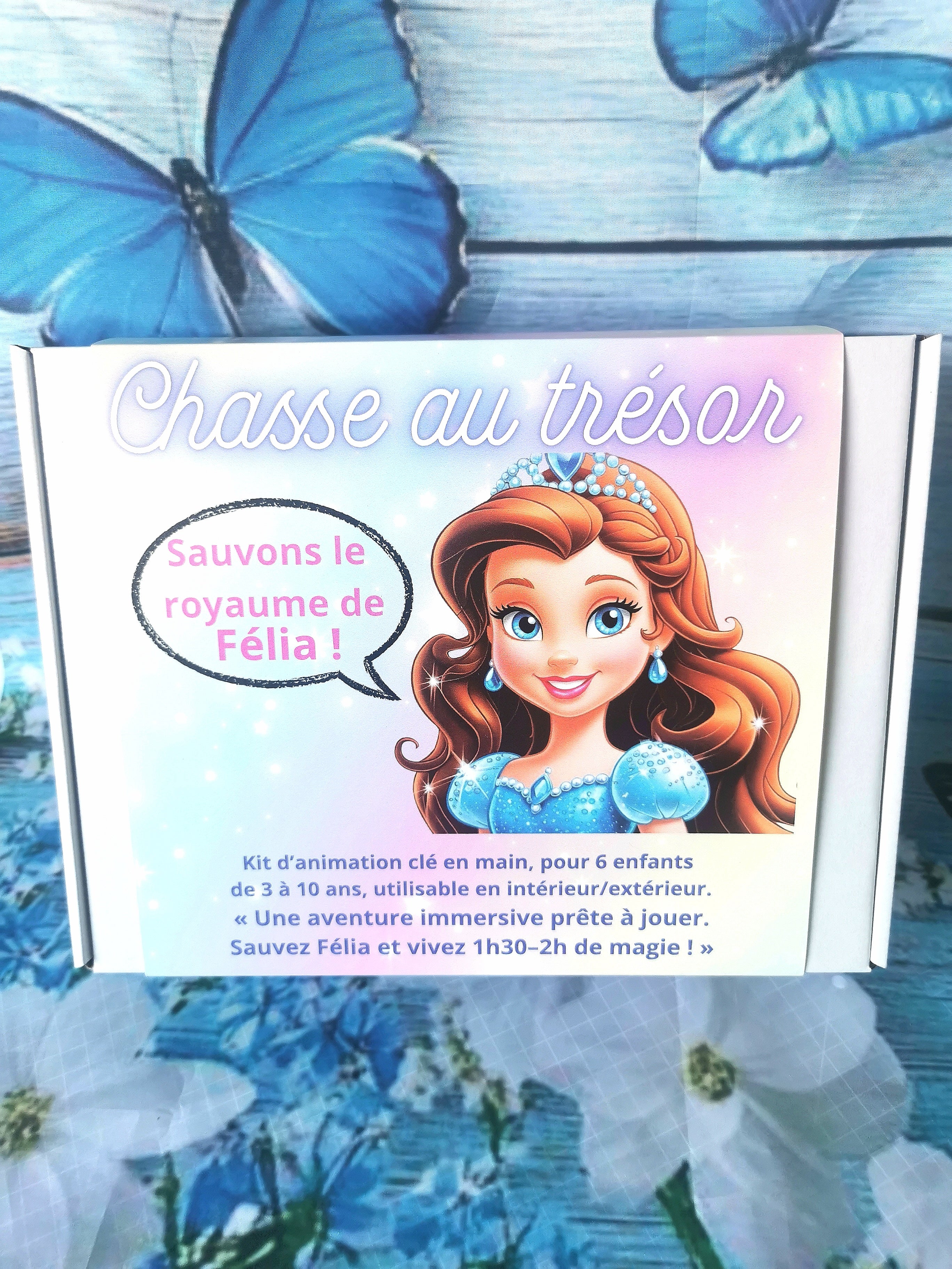 chasse-au-tresor-cle-en-main-theme-princesse-6-enfants face avant