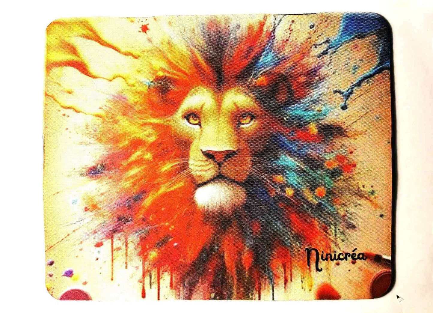 TAPIS DE SOURIS sublimé avec un LION