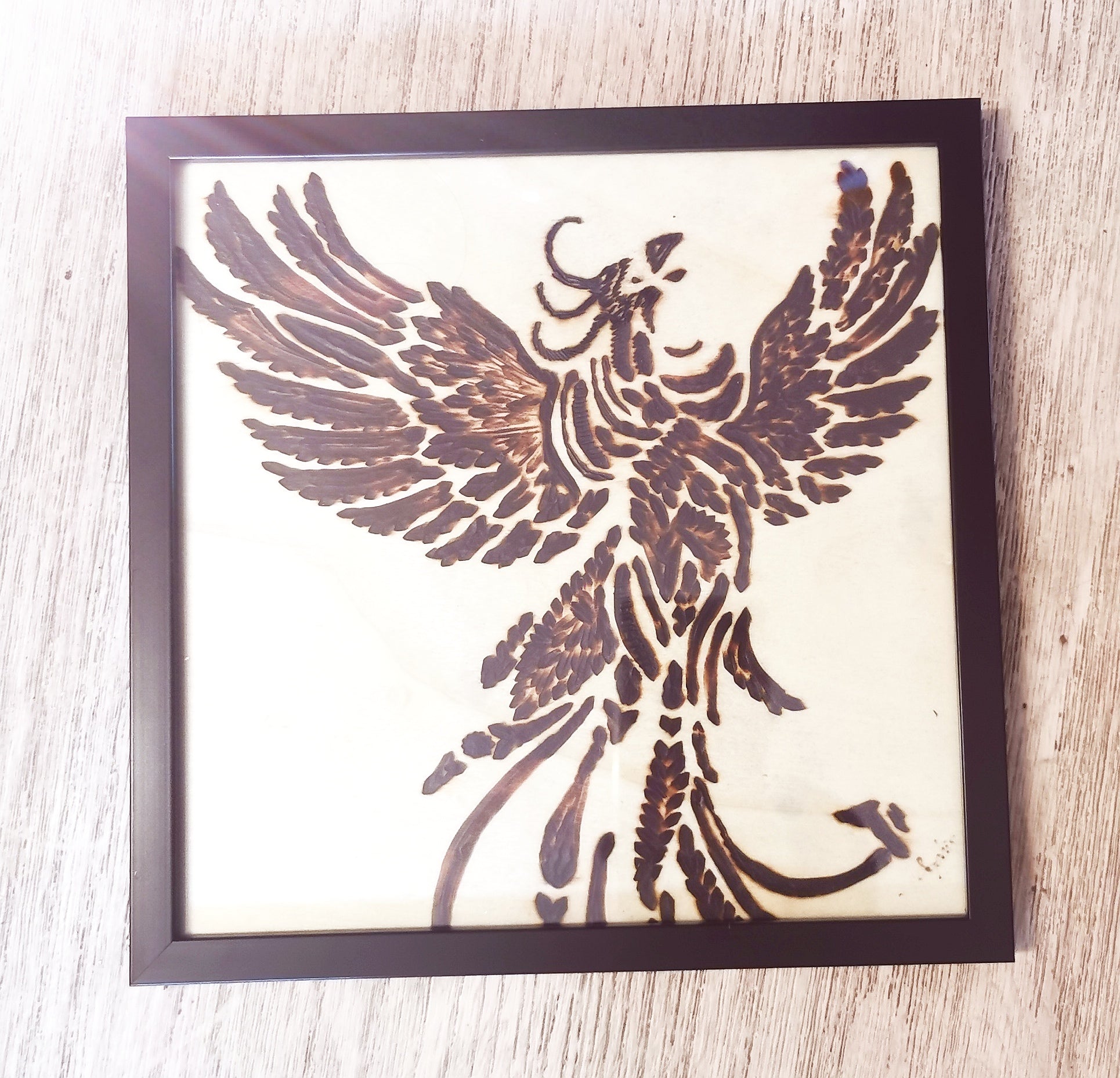 Pyrogravure sur Bois Artisanale  Fait Main