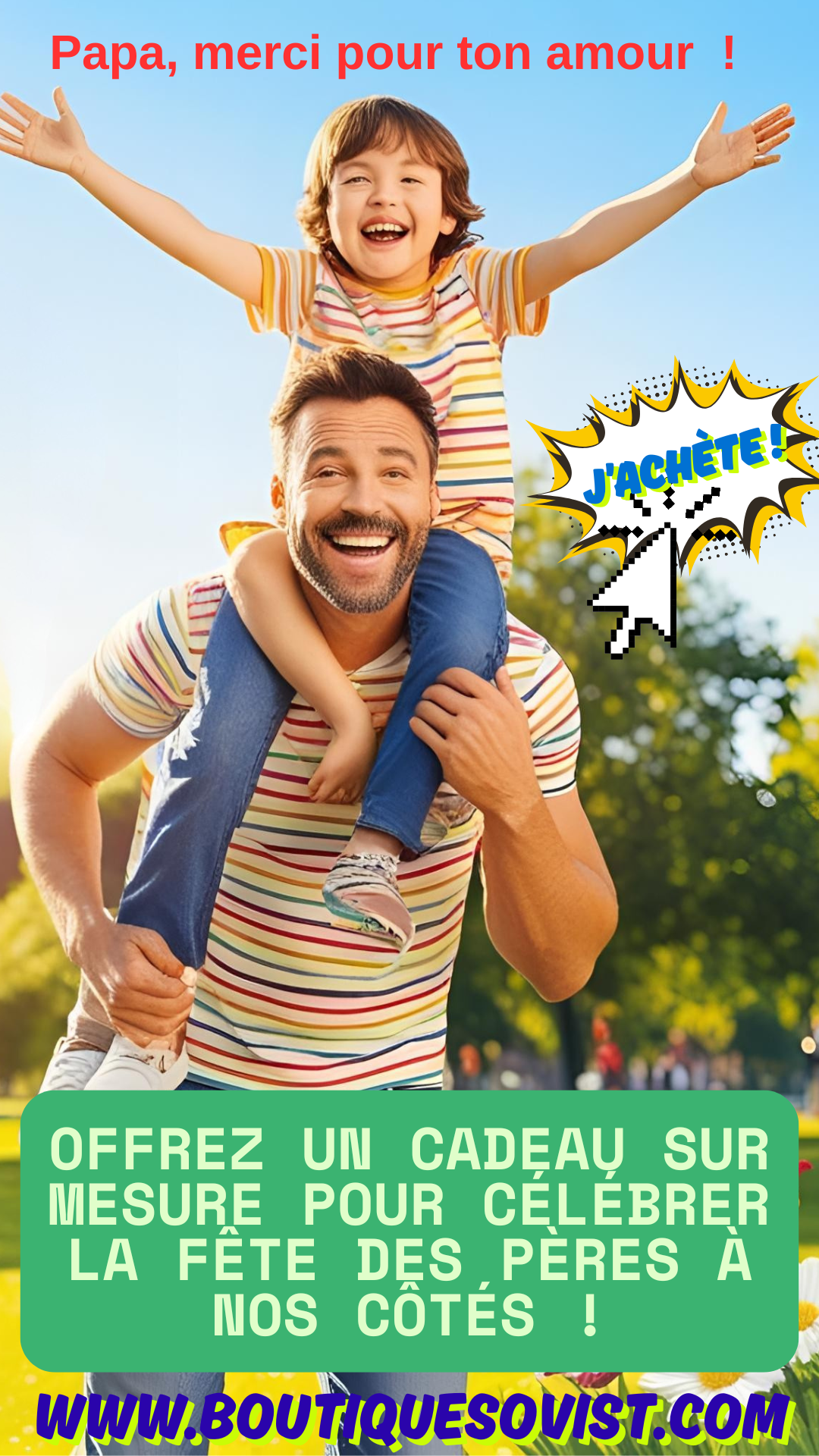 Photo visuel pour souhaitez bonne fête papa