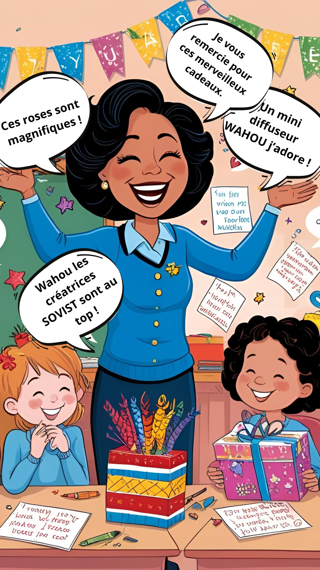 Fin d'année scolaire Des cadeaux pour maîtres et maîtresses