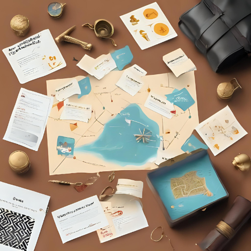 Professionnels votre propre chasse au trésor sur mesure