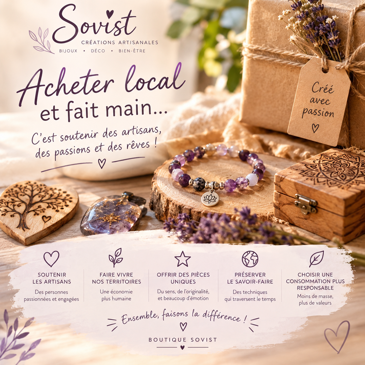 Acheter local et fait main : et si nos achats avaient plus de sens ?