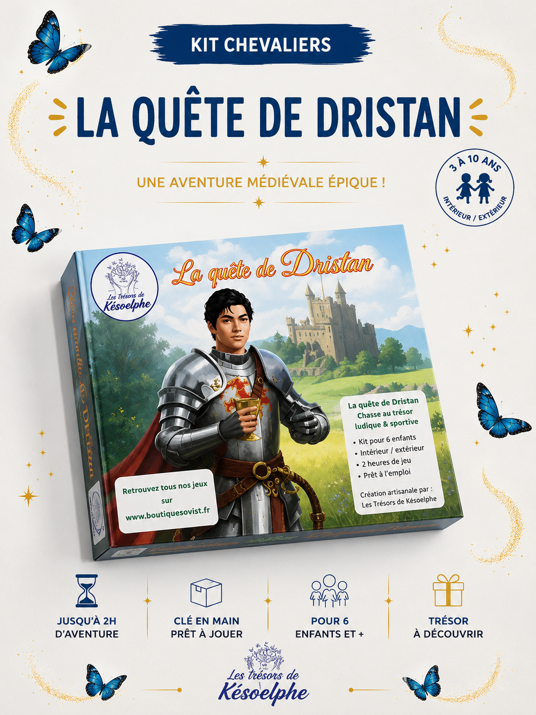 Zoom sur le kit chevalier