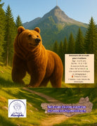 Kit Chasse au Trésor Nature Kévin l'Ours des Pyrénées Face