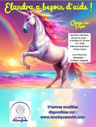 Kit Chasse au Trésor Licorne La Coupe d'Or d'Elendra face