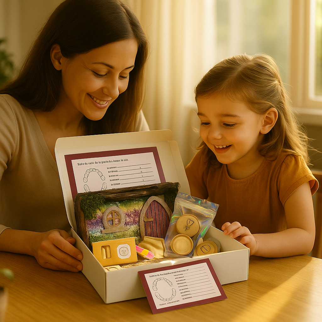 La Porte Magique d’Éléna Perdre une dent devient féérique mama et fille