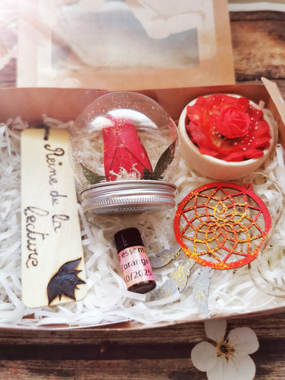 Coffret de Noël Thème Lectrice présentation 2