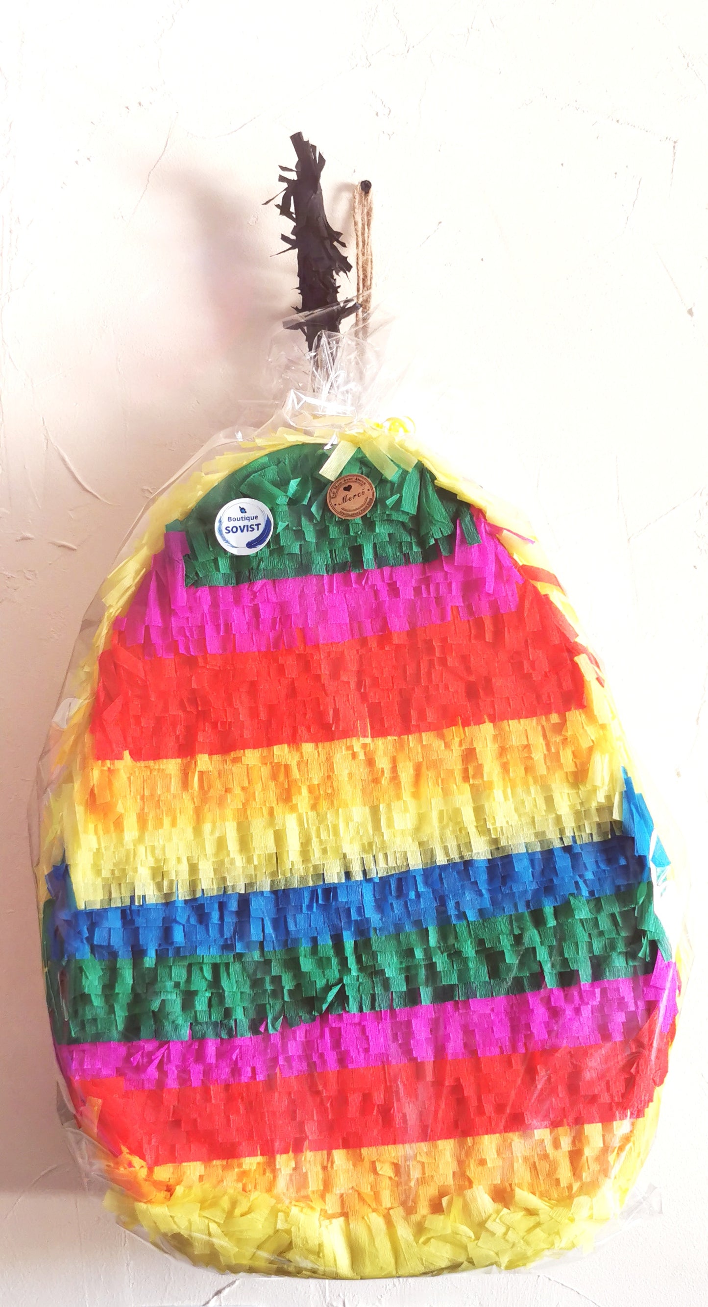 Pinata Forme Œufs de pâques multicolore F2