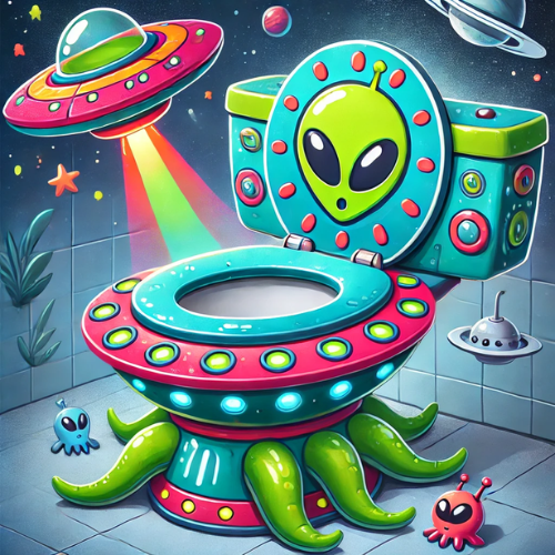 Kit chasse au trésor Extraterrestre bleu