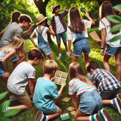 Chasse au Trésor Mystère – À Vous de Choisir le Thème ! Magique pour 6 Enfants – Animations et Défis Inclus