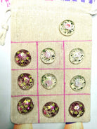 Jeu tic tac toe ou morpion original verre et résine