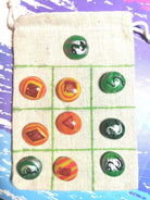 Jeu tic tac toe ou morpion original verre et résine