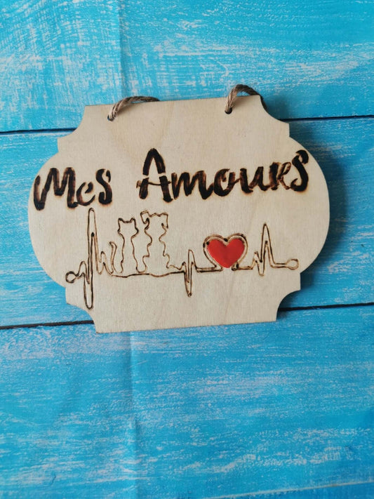 Plaquette "Mes amours" - BOUTIQUE SOVIST