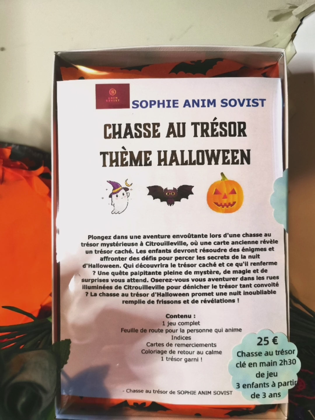 Visuel chasse au trésor halloween