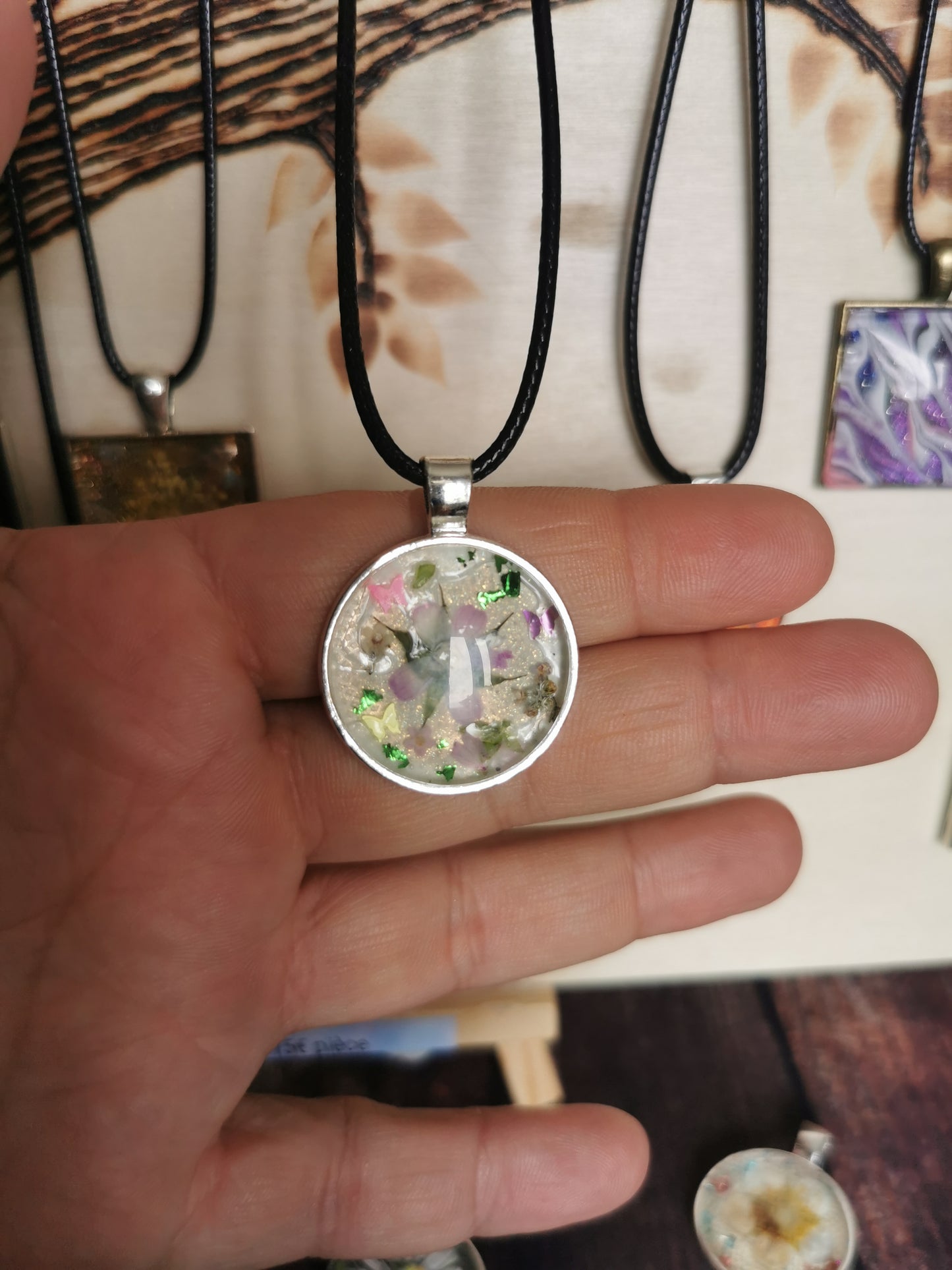 Pendentif résine ✨ LuminaArte ✨