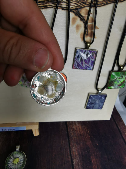 Pendentif résine ✨ LuminaArte ✨
