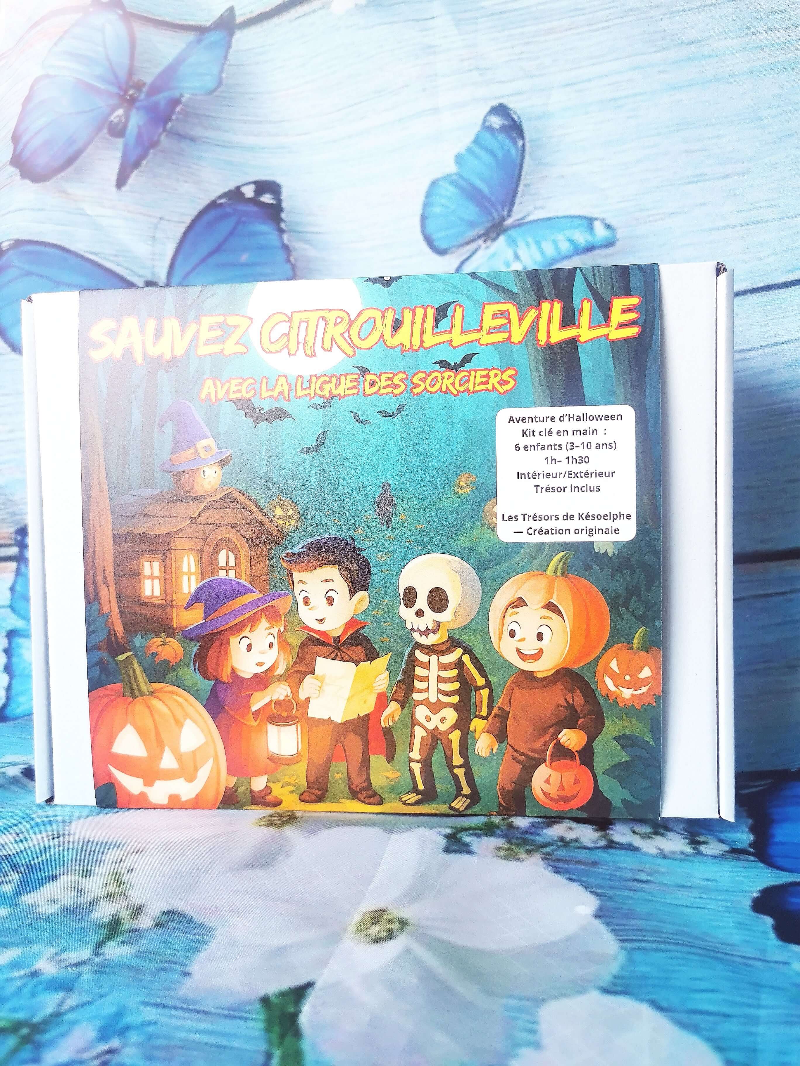 Chasse au Trésor Halloween 6 enfants - Sauvez Citrouilleville