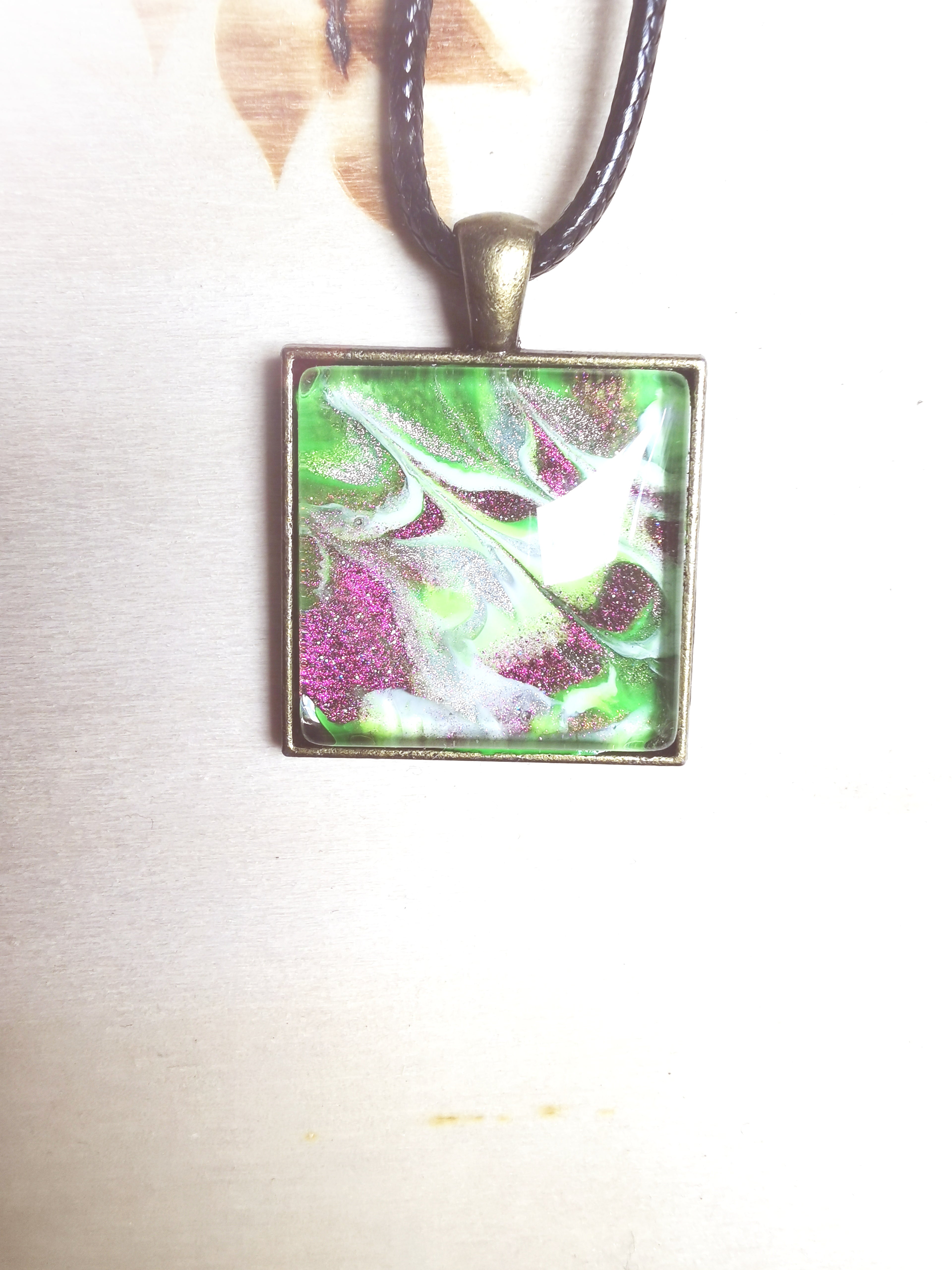 Pendentif LuminaArte Éclats Boréales