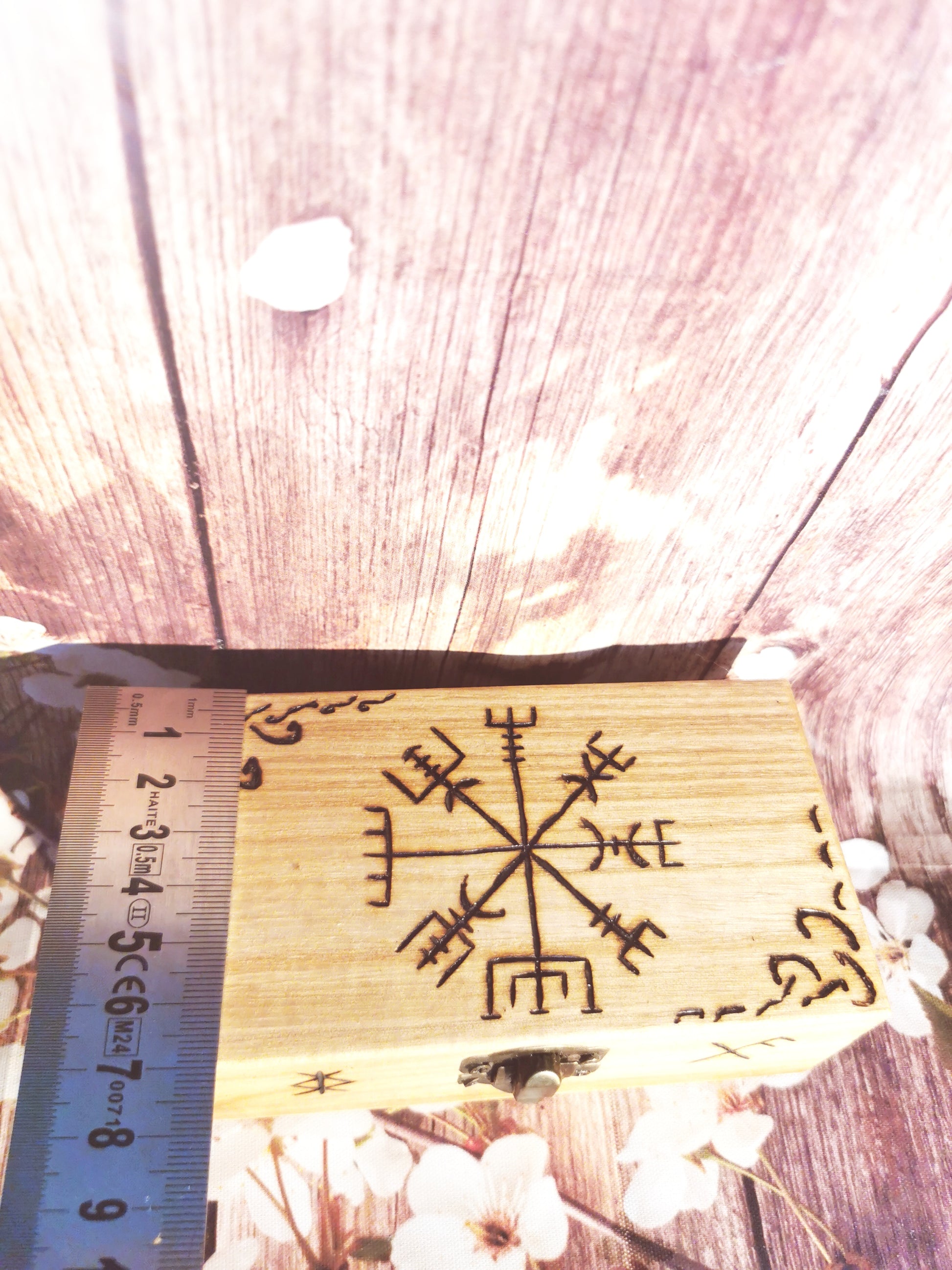 Coffret rituels Runique et de Protection Pyrogravé à la Main