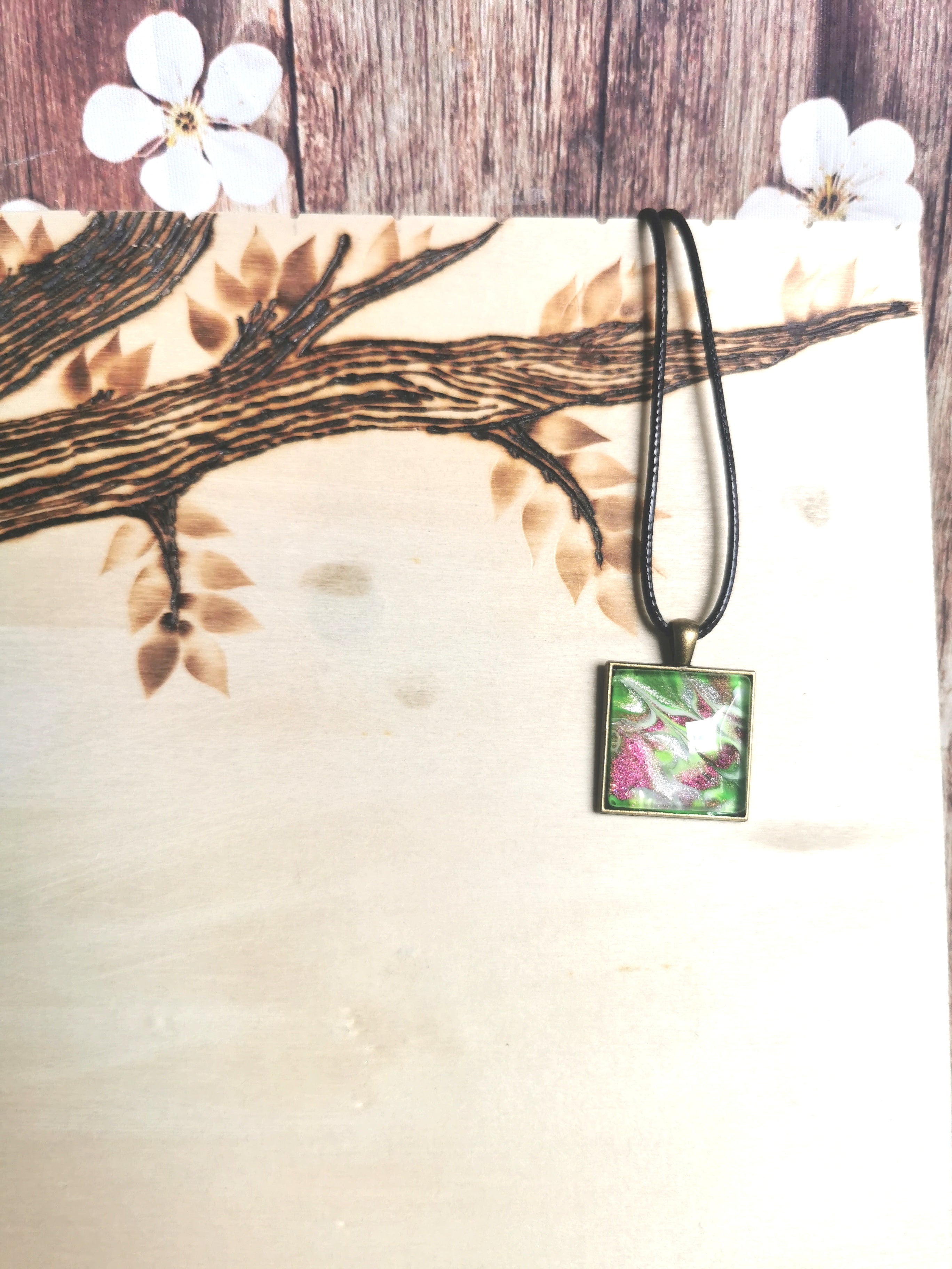 Pendentif LuminaArte Éclats Boréales