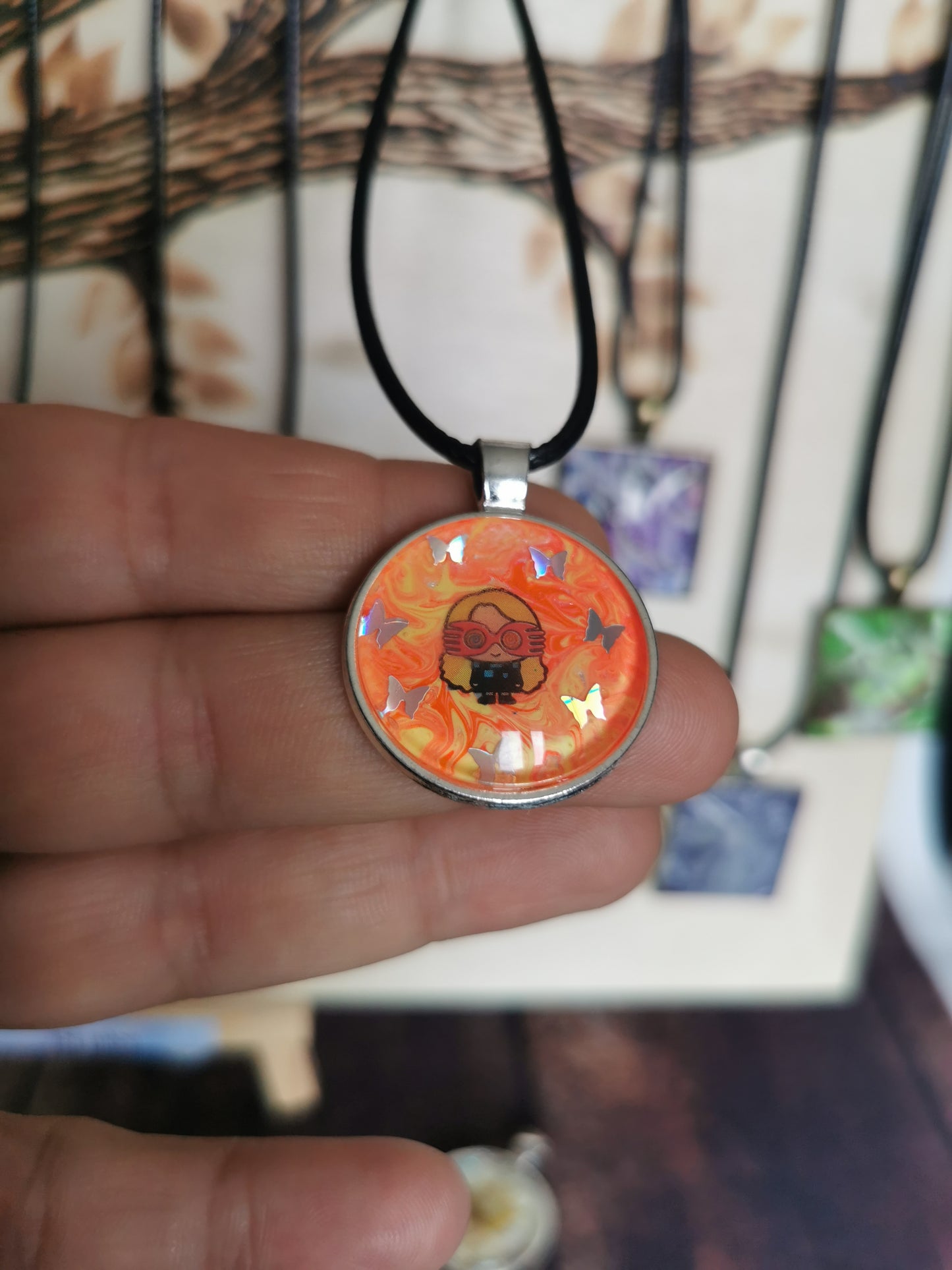 Pendentif résine ✨ LuminaArte ✨
