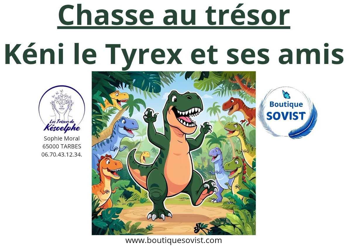 Chasse au Trésor La Coupe Perdue de Kéni le Tyrannosaure