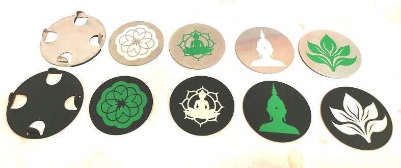 Sous verres personnalisables floqué
