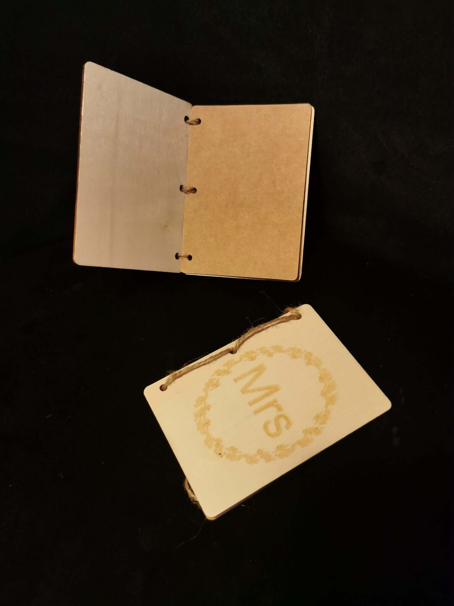 Support de vœux originaux pour mariés intérieur